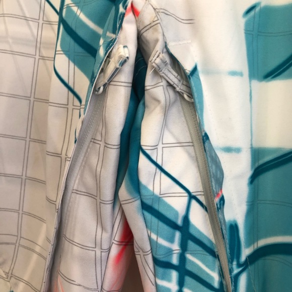 🌿 OAKLEY 🌿 multicoloured unisex freight snow pants thinsulate anorak size L - Picture 5 of 7